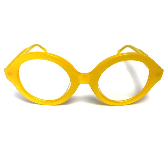 Zenni Accessories - Yellow Round Glasses By Zenni